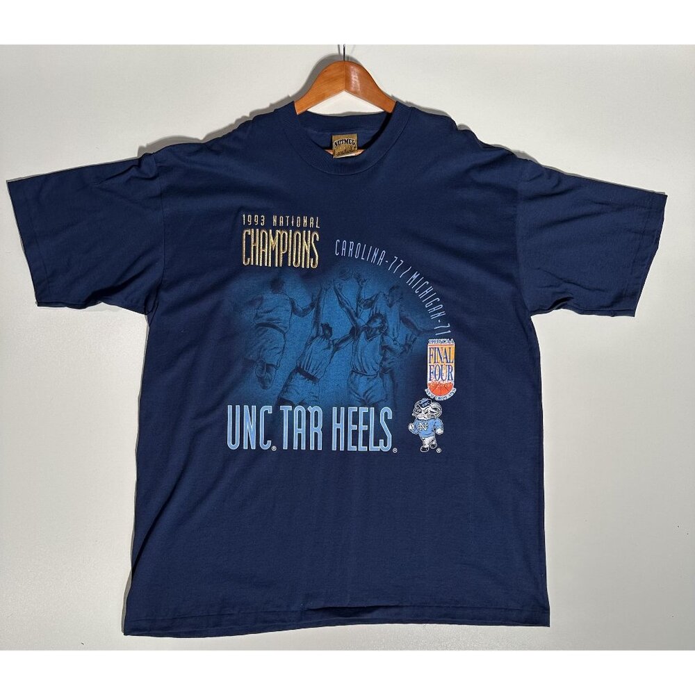 NOS VTG T-Shirt 1993 UNC Carolina Tar Heels NCAA National Champions Size XL